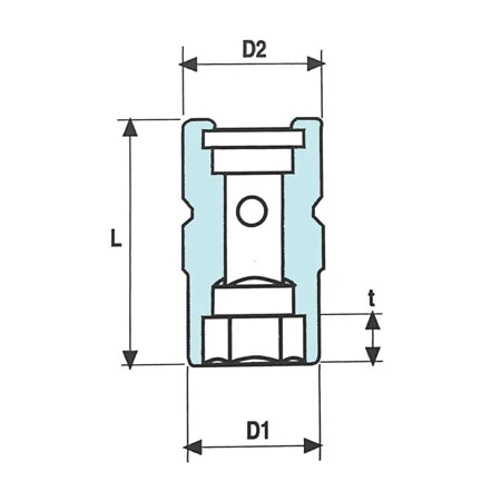3 8 inch Loss Of Vibration Impact Sockets Standard half section