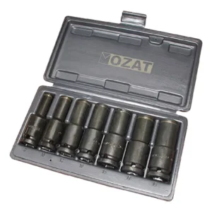 1-2 inch drive 7 pcs. ozat impact sockets long length set-08-15
