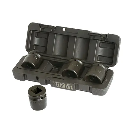 3-4 inch drive 4 pcs. ozat impact sockets standard length set-12-03