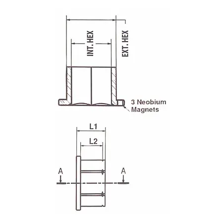 insert reducer half section