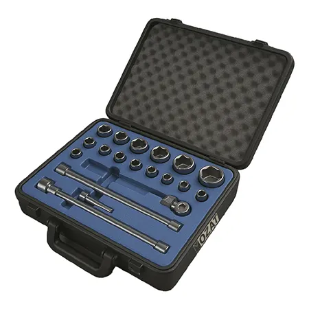 ozat 1-2 inch square drive stainless steel set 08ss-01 metric