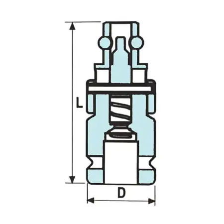 ozat quick change adapter half section