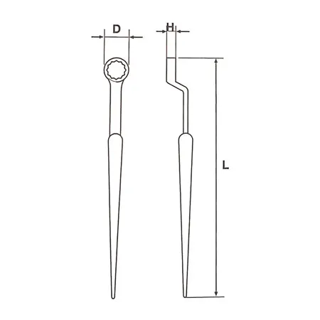 ring structural wrench half section